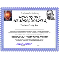 Reiki Certificates